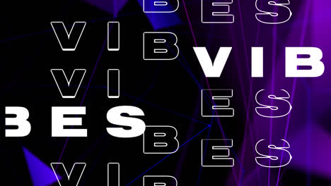 Digital-animation-of-vibes-text-against-purple-plexus-networks-on-black-background