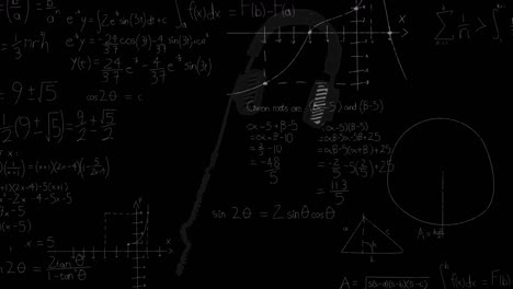 Animation-of-mathematical-equations-over-headset
