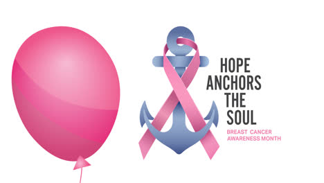 Animation-of-flying-pink-balloon-over-pink-ribbon-anchor-logo-and-breast-cancer-text