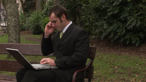 Stock-Footage-of-Businessman-Working-Outdoors