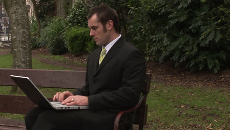 Stock-Footage-of-Businessman-Working-Outdoors