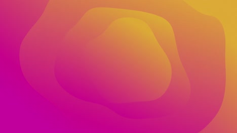 Animation-Von-Rosa-Bis-Orangefarbenen-Farbverlaufslinien,-Die-In-Einer-Nahtlosen-Schleife-Winken