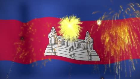 Animation-of-fireworks-over-flag-of-cambodia