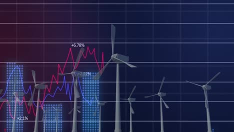 Animation-Der-Datenverarbeitung-über-Windkraftanlagen