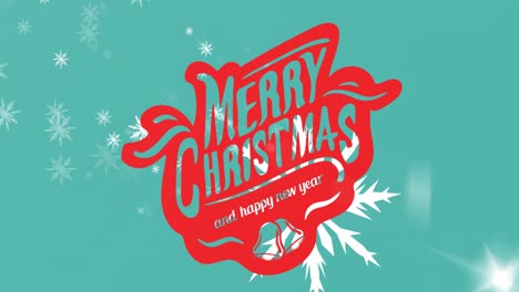 Animation-of-christmas-greetings-text-over-christmas-pattern-and-decoration