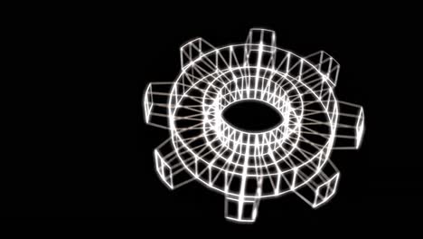 Animation-of-cog-wheel-speening-on-black-background
