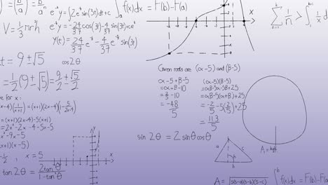 Animación-De-Ecuaciones-Y-Fórmulas-Matemáticas-Flotando-Sobre-Fondo-Azul-Degradado