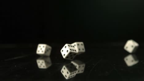 Dice-falling-and-bouncing