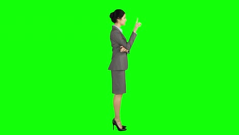 Businesswoman-doing-speech-during-meeting-