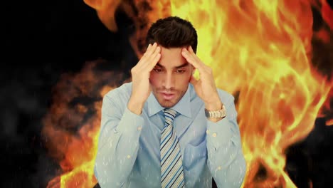 Stressed-businessman-with-headache