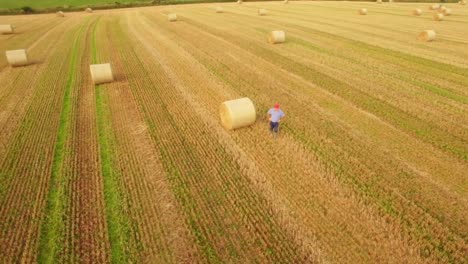 Drone-footage-of-farmer-working