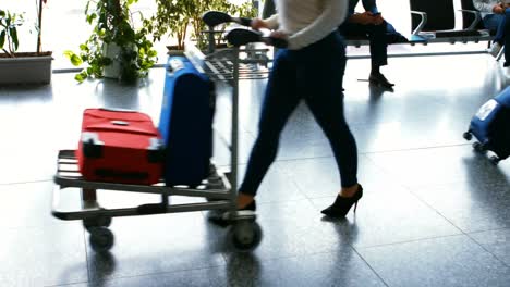 Commuters-walking-with-their-luggage