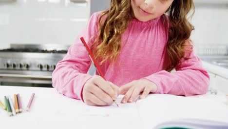 Girl-doing-her-homework
