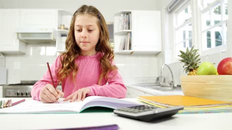 Girl-doing-her-homework