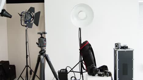 Photographic-equipment-in-studio
