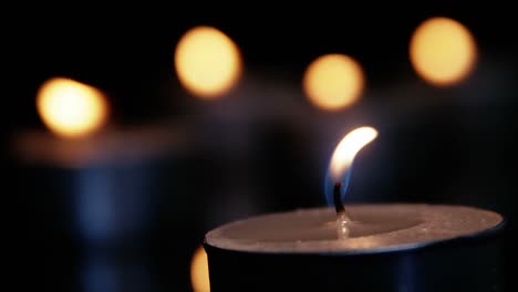 Close-up-of-burning-candle