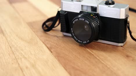 Nahaufnahme-Einer-Vintage-Kamera