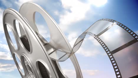 Film-rolling-out-of-a-film-reel