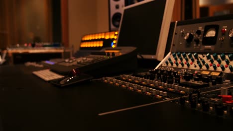 Close-up-of-sound-mixer