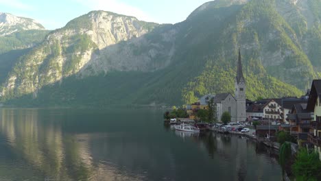 Whole-Panoramic-View-of-Hallstatt-Village-From-Scenic-Spot