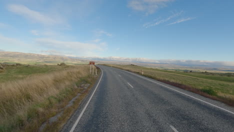 Scenic-Drive-On-Highway-In-South-Otago,-New-Zealand