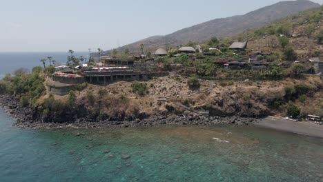 Sunset-Point-Amed-Bali-restaurant-on-promontory-over-rocky-beach