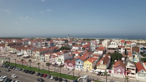 Strand-Von-Costa-Nova,-Aveiro,-Portugal