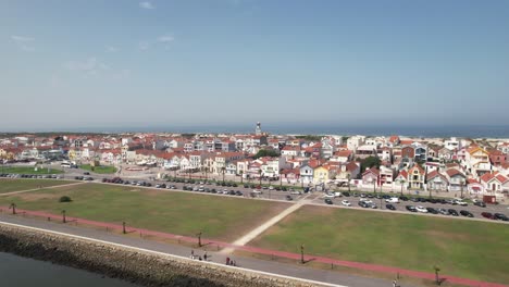 Playa-De-Costa-Nueva,-Aveiro,-Portugal