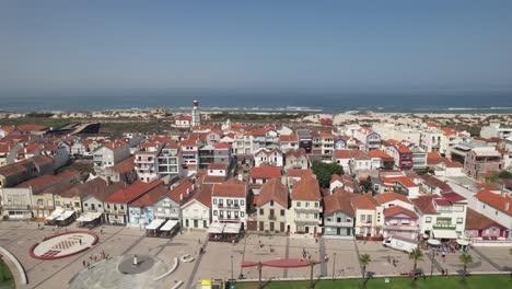 Playa-De-Costa-Nueva,-Aveiro,-Portugal