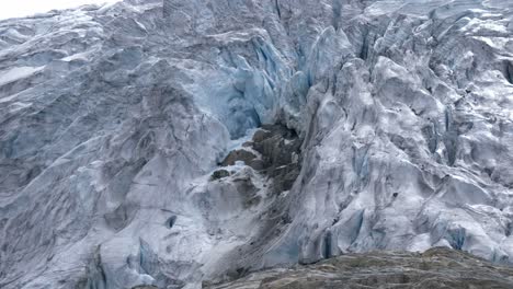 Glacier-Crevasse-In-Joffre-Lakes-Provincial-Park,-British-Columbia,-Canada