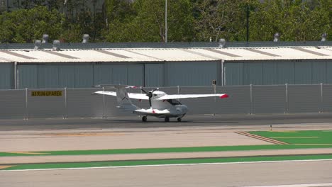 Small-Propellor-Driven-Aircraft-Awaits-Takeoff