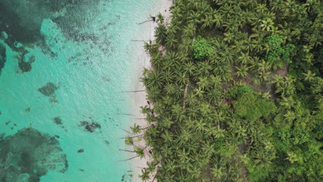 Luftaufnahme-Von-Zapatilla-Cay-In-Bocas-Del-Toro,-Panama_4k