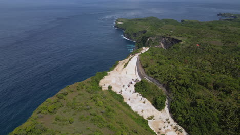 Nusa-Penida-Bali-Indonesia-Limestone-Cliff-Quarry-Daytime