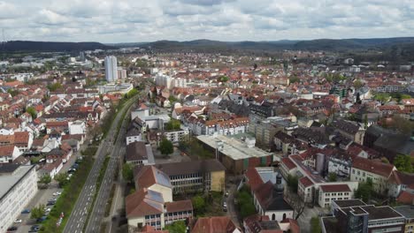 German-town-of-kaiserslautern-by-Drone