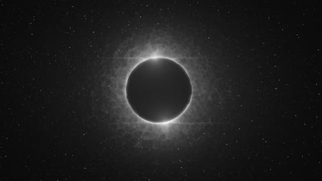 Agujero-Negro-Del-Eclipse-Solar---Animación-Espacial