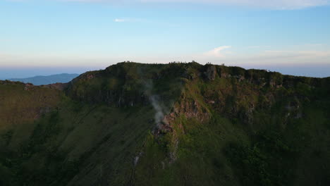 Geothermische-Aktivität-Im-Mount-Batur-Krater,-Bali,-Indonesien