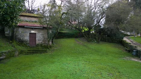Hermitage-of-Portovello-in-As-Lagoas,-Ourense,-Galicia,-Spain