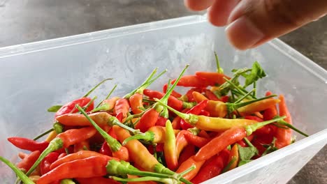 close-up-of-hand-picking-up-chilies