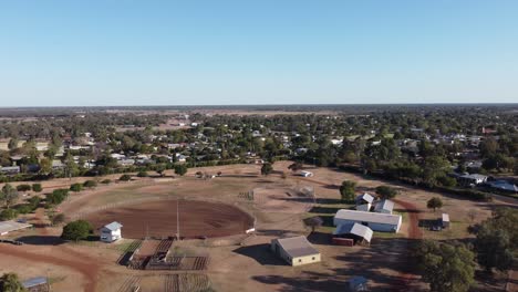 Drone-flying-towards-a-small-Australian-town