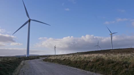 Windfarm-with-road-running-through