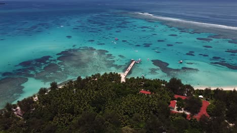 Luftaufnahme-Der-Insel-Managaha,-Nördliche-Marianen