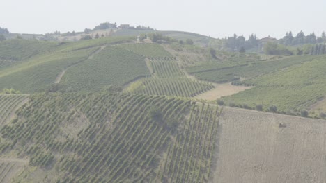 Tilt-on-landscape-of-Oltrepo'-Pavese-with-vineyards-and-villages