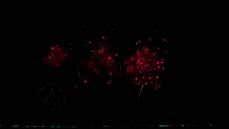 Large-fireworks-display-during-end-of-year-festivities