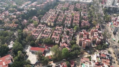 Housing-developments-in-Coyoacan,-south-of-Mexico-City