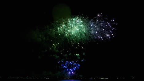 Beautiful-fireworks-festival-near-the-coast