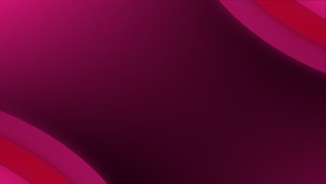 Animation-of-pink-gradient-geometric-oval-shapes-moving-from-corners-to-the-center