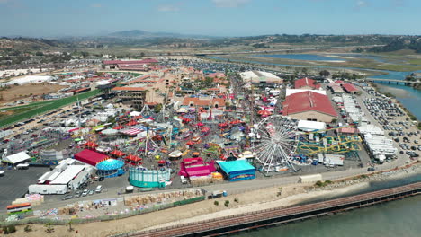 Panning-flyover-of-the-San-Diego-County-Fair-in-Del-Mar
