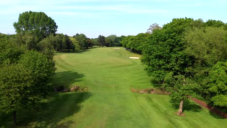 Fast-Aerial-Flyover-of-Fairway-at-British-Golf-Course