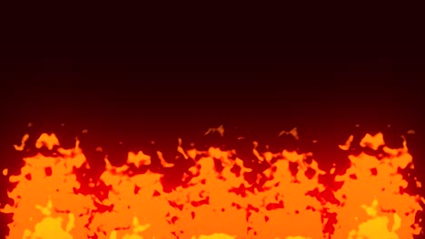 Fire-animation-motion-graphics-hot-fiery-flame-hot-embers-glow-burning-particles-digital-background-inferno-blaze-gas-visual-effect-4K-orange-yellow