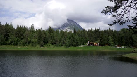 The-Lottensee-with-a-mountain-in-the-background